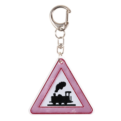 Reflexný prívesok - Železničný prejazd bez závor - spĺňa EN 13356 | EN 17353